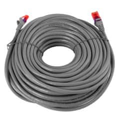 Kabel RJ45 CAT 6 U/UTP AWG24 šedý 30 m