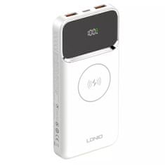 LDNIO Powerbank 10000 mAh indukční Qi magnet USB-C