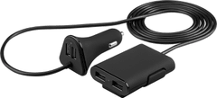 Nabíječka do auta 4xUSB 9,6A 1,8 m Goobay