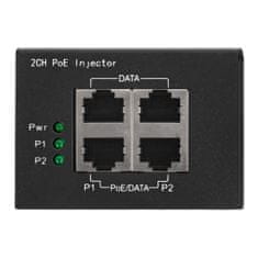 Injektor napájení PoE+ 2x30W Gigabit POE220