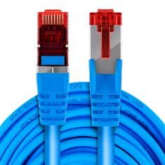 Kabel RJ45 CAT 6 S/FTP AWG27 LSZH modrý 25 m