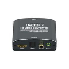 Extractor HDMI-HDMI + audio SPDIF nebo R/L SPH-AE09