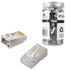 Průchozí konektor RJ45 cat6 FTP PT-RJ456FT-12 100ks