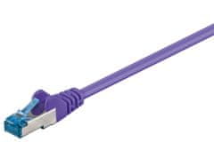 Patchcord LAN CAT 6A S/FTP fialový 10m