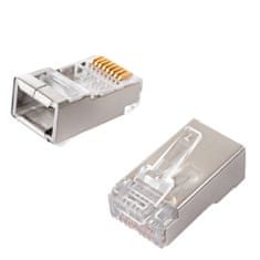 Průchozí konektor RJ45 cat6 FTP PT-RJ456FT-12 100ks