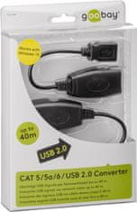 Goobay USB na LAN CAT 5e/6/6A Extender až 40m