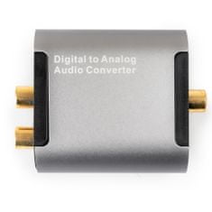 Digitálně analogový audio převodník R/L+ jack HDC17
