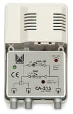 Vícepásmový zesilovač ALCAD CA-215 12-230V VHF UHF