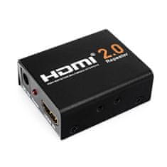 Opakovač HDMI, zesilovač 4Kx2K Spacetronik HDRE02