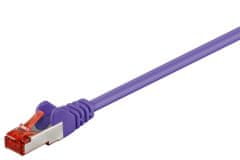 Patchcord LAN CAT 6 S/FTP LSZH fialový 20m