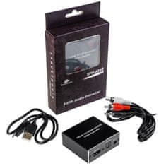 Extractor HDMI-HDMI + Audio SPDIF/Jack3.5 SPH-AE02