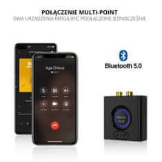 ML200 Bluetooth audio přijímač 5.0 Jack 2x RCA