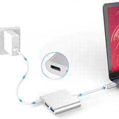 Multiport USB-C na HDMI + USB + USB-C SPU-M05