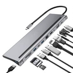 Multiport SPU-M02 USB-C HDMI VGA RJ45 USB 3.0 SD