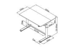 Elektrický stůl Spacetronik XD SPE-X112A