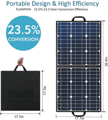 Solární nabíječka 18V 50W Flashfish S18V50W