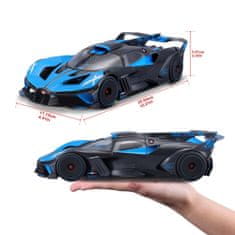 B 1:18 TOP Bugatti Bolide Blue/Black