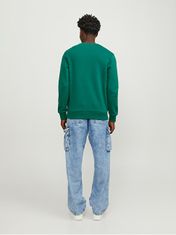 Jack&Jones Pánská mikina JORXMAS Standard Fit 12247523 Alpine Green (Velikost S)