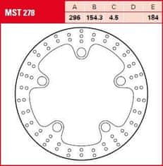 TRW OPRAVA BRZDOVÉHO ROTORU KULATÝ L/R MST278