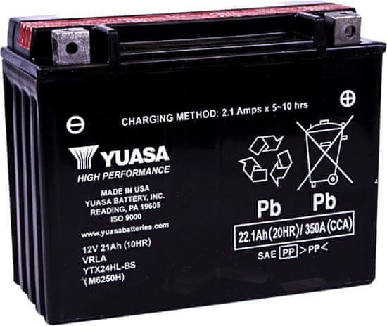 Yuasa BATERIE MNT FREE 1,08 LTR YTX24HL-BS(CP)