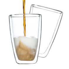 Haushalt Haushalt international Dvoustěnná sklenice Latte Macchiato, 400 ml, 2 ks