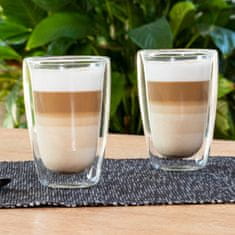 Haushalt Haushalt international Dvoustěnná sklenice Latte Macchiato, 400 ml, 2 ks