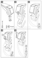 Rati Loketní opěrka - područka ARMSTER 2, Citroen C3 II, 2009-2016