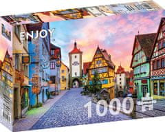 ENJOY Puzzle Staré město Rothenburg, Německo 1000 dílků