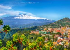 ENJOY Puzzle Etna a Taormina, Sicílie 1000 dílků