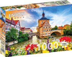 ENJOY Puzzle Staré město Bamberg, Německo 1000 dílků