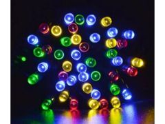 AUR Venkovní LED vánoční řetěz - různobarevná, 30m, 300 LED