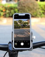 Korbi Motocyklový držák telefonu na kolo, držák na řídítka, 360 stupňů, GUB Plus 18
