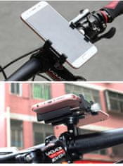Korbi Motocyklový držák telefonu na kolo, otáčení o 360 stupňů, GUB Plus 3