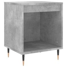 Greatstore Noční stolky 2 ks betonově šedé 40x35x50 cm kompozitní dřevo