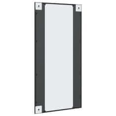 Vidaxl Nástěnné zrcadlo černé 50 x 100 cm obdélník železo