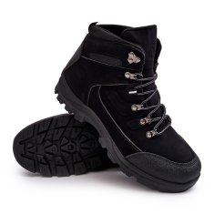 Pánské zateplené trekové boty Black velikost 45