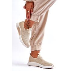 Klasická sportovní obuv Slip-on Beige velikost 40