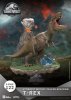 BEAST KINGDOM Jurský park diorama D-Stage - T-Rex 13 cm