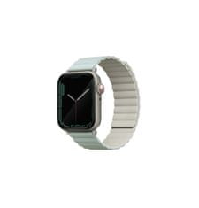 UNIQ Oboustranný řemínek Revix pro Apple Watch 49/45/44/42 mm, Šalvějová / Béžová