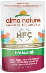 ALMO Nature cat kaps. Natural-tuňák a kuře 55g