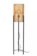 LUCIDE  Stojací lampa JANTINE průměr 30 cm - 1xE27 - Light wood