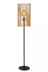 LUCIDE  Stojací lampa JANTINE průměr 26 cm - 1xE27 - Light wood