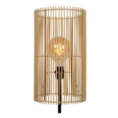 LUCIDE  Stojací lampa JANTINE průměr 26 cm - 1xE27 - Light wood