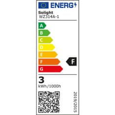 Solight  LED žárovka bodová PAR16 3W, GU10, 3000K, 260lm, teplá bílá