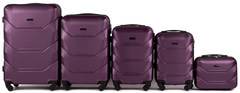 Wings Sada 5 ks kufrů (L,M,S,XS,BC) Wings, tmavě fialová