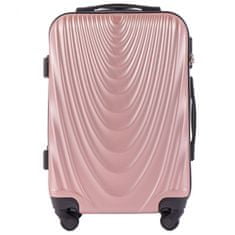 Wings Kabinový kufr Wings S, růžové zlato