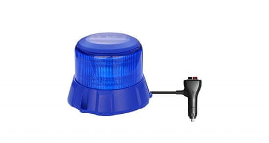 CARCLEVER Robustní modrý LED maják, modrý hliník, 48W, ECE R65 (wl404blu)