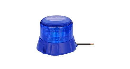 CARCLEVER Robustní modrý LED maják, modrý hliník, 48W, ECE R65 (wl404fixblu)