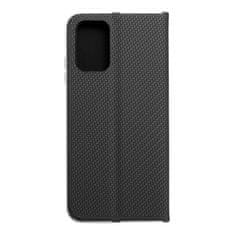 FORCELL Pouzdro / obal na Xiaomi Redmi Note 10 / 10S černé - knížkové Forcell LUNA Carbon