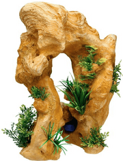Nobby Dekorácia do akvária Lávový kameň s rastlinami 34,5cm